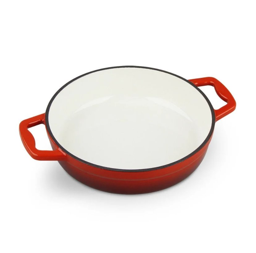 Image for Set vase fonta emailta, 7 piese,Rosu