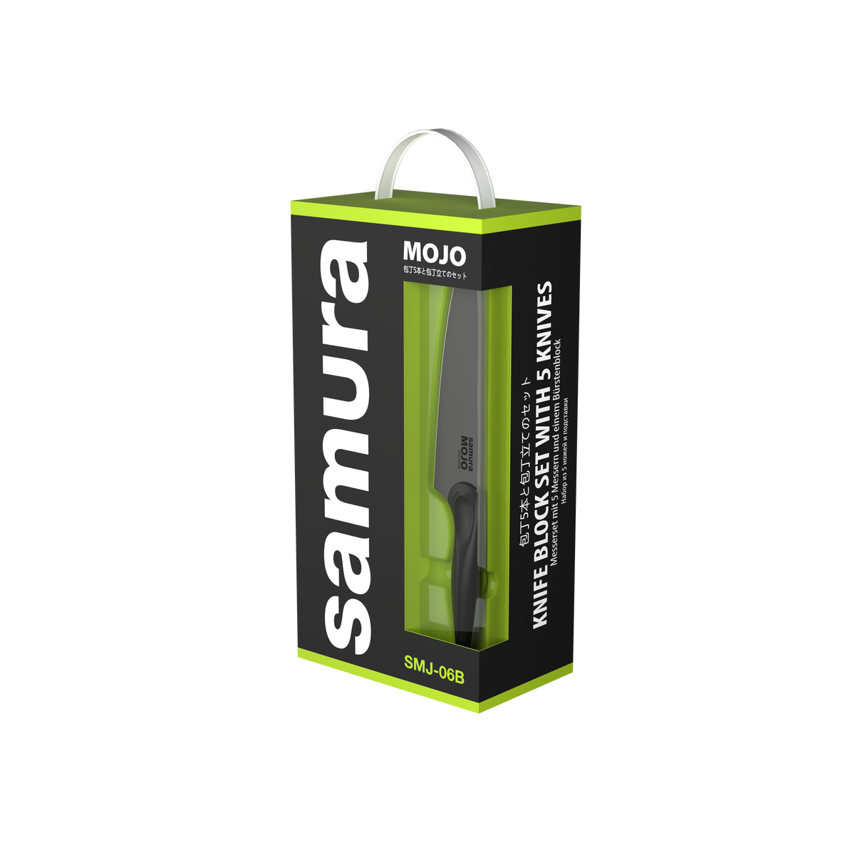 Set Samura Mojo, 6 cuțite + suport