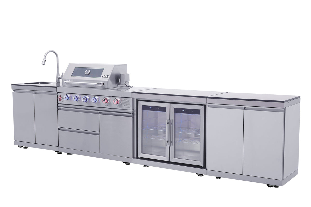 Sistem bucatarie exterior inox