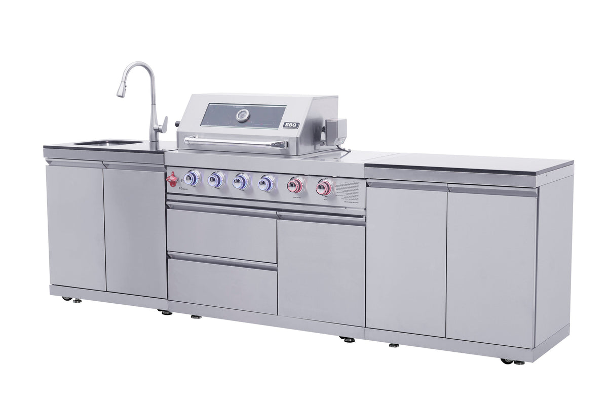 Sistem bucatarie exterior inox