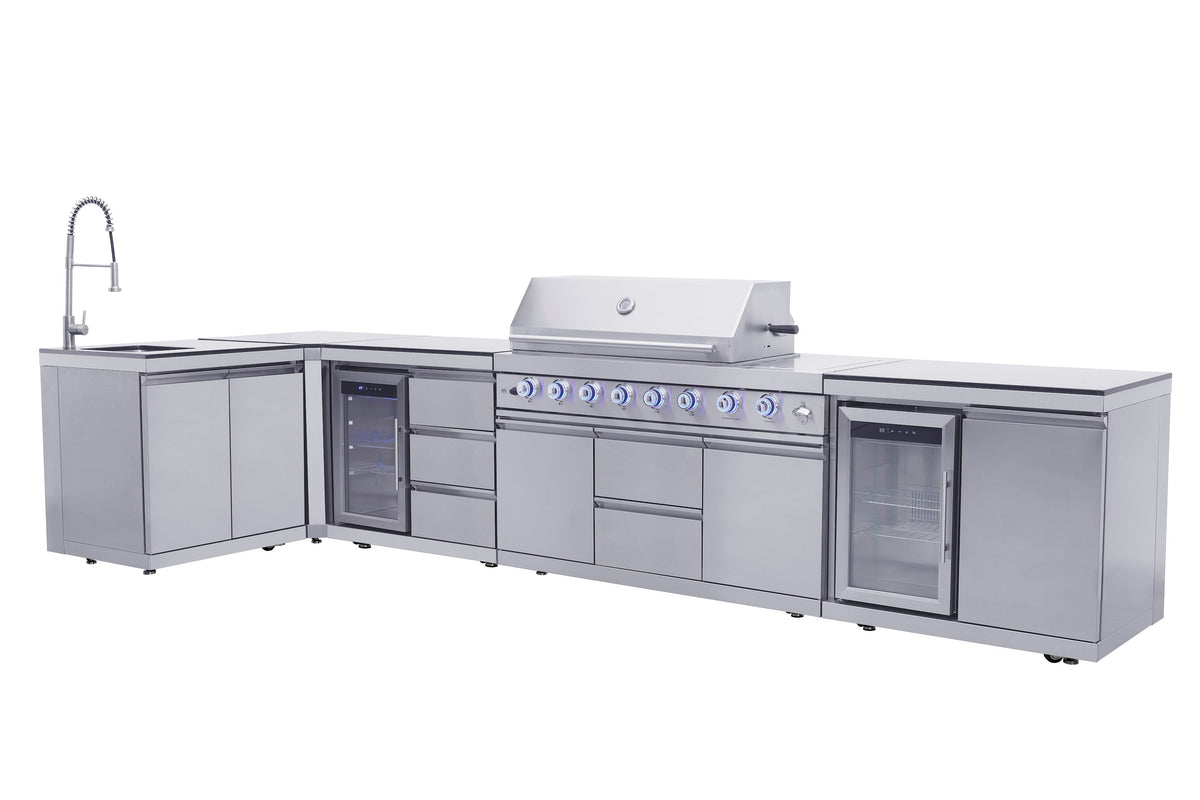 Sistem bucatarie exterior inox