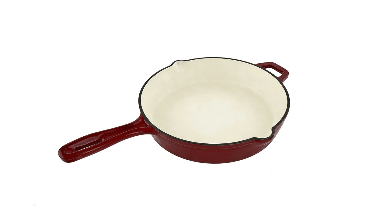 Tigaie din fonta, rosie 26 cm - imagine produs