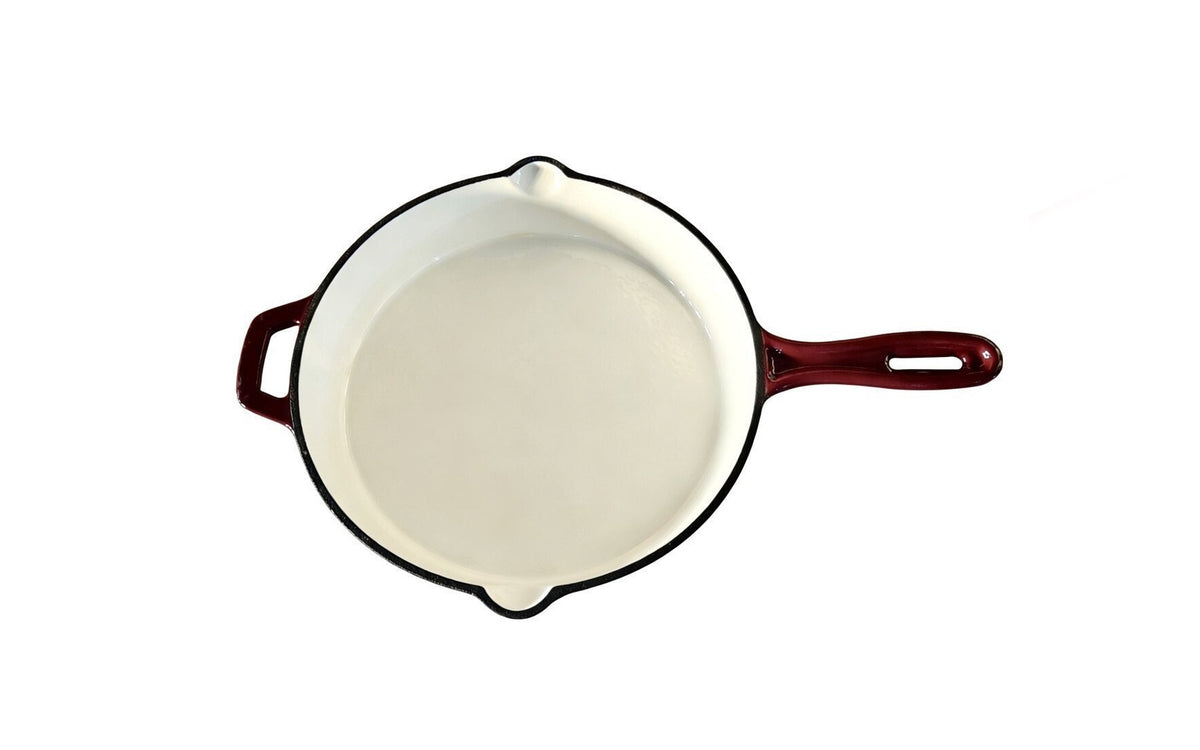 Tigaie din fonta, rosie 26 cm - imagine produs