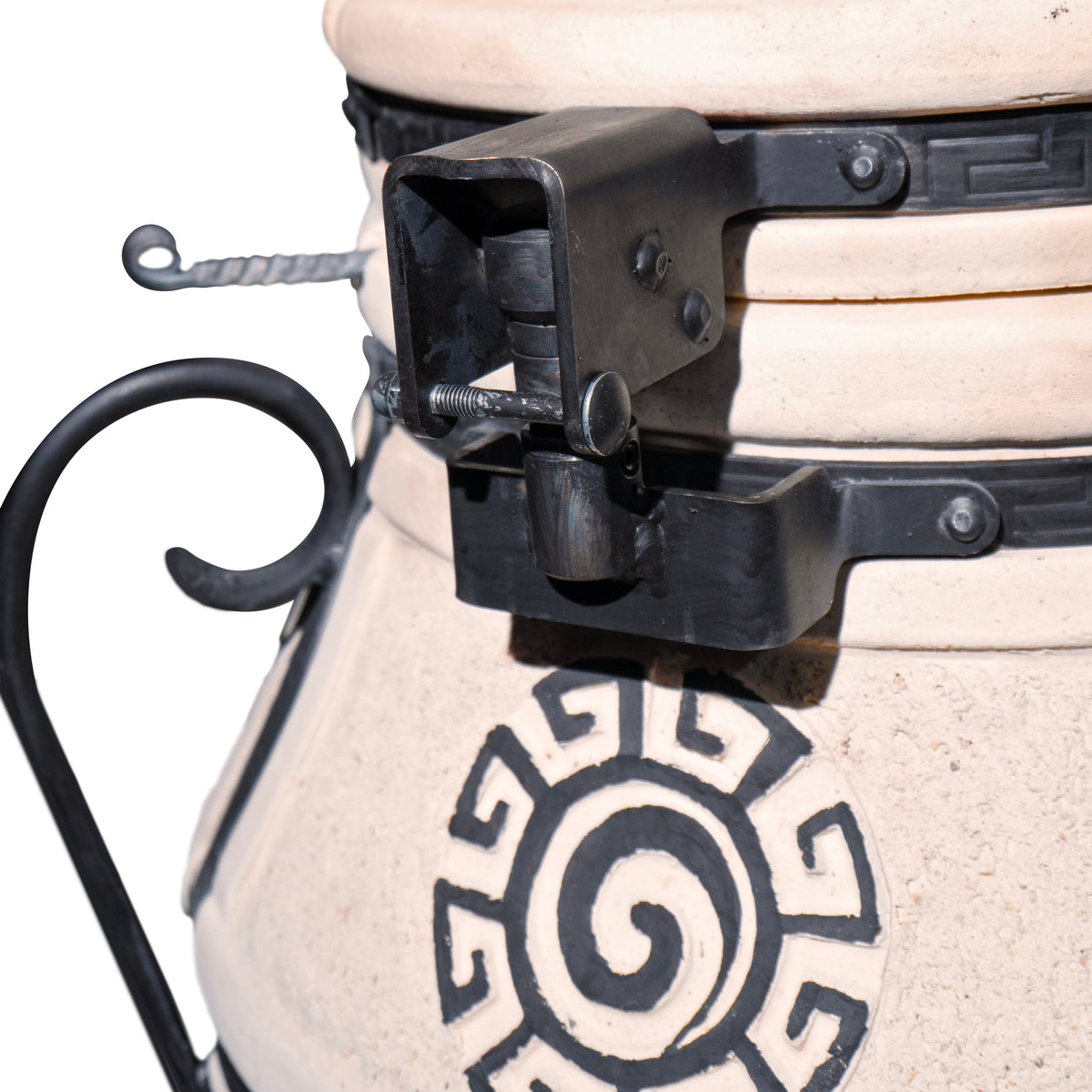 Tandoor "Aladin Mini" cu capac rapatabil-rotativ, complect cu suport pt tandoor