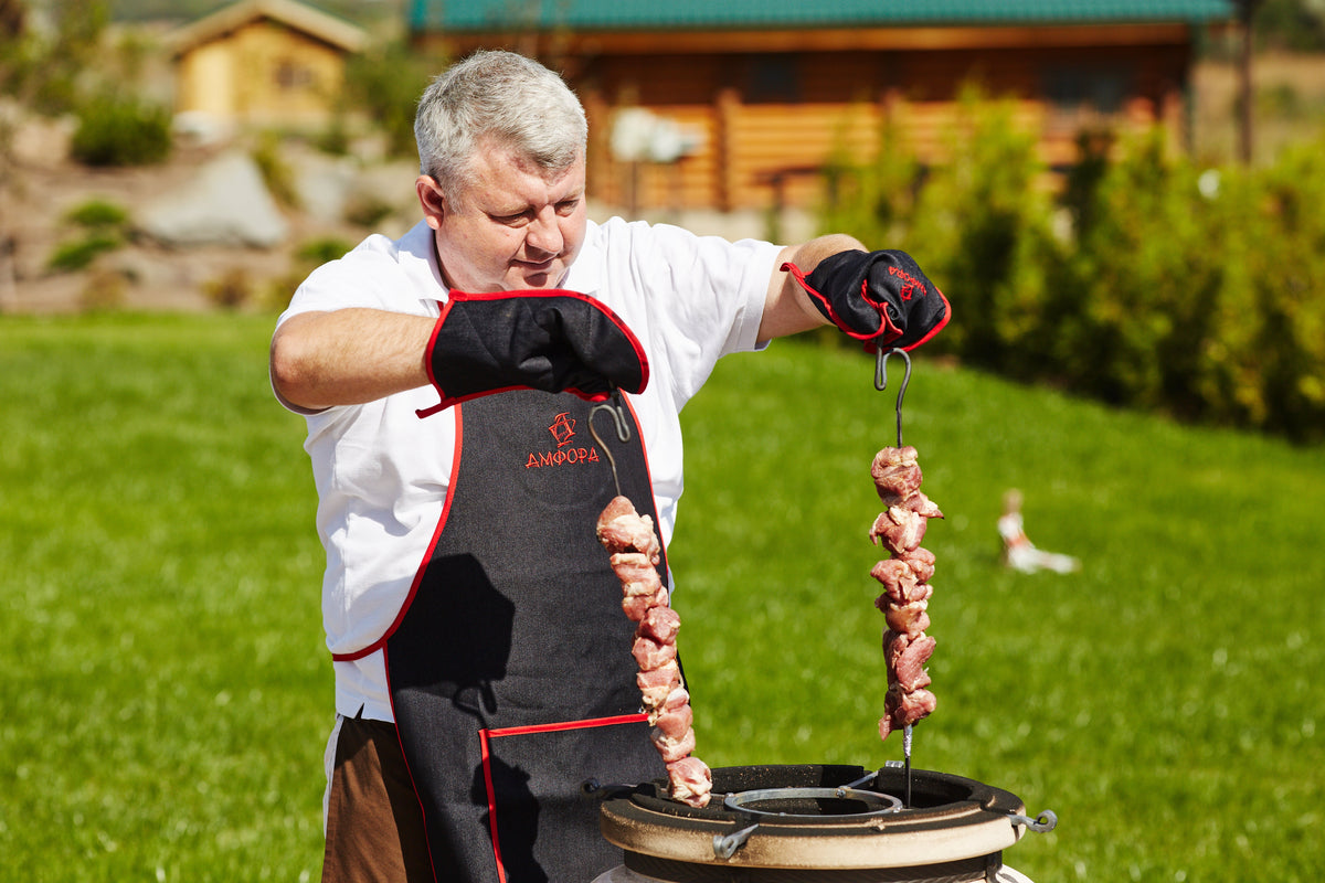 Ac forjat pentru frigarui pentru Tandoor Esaul, Skif