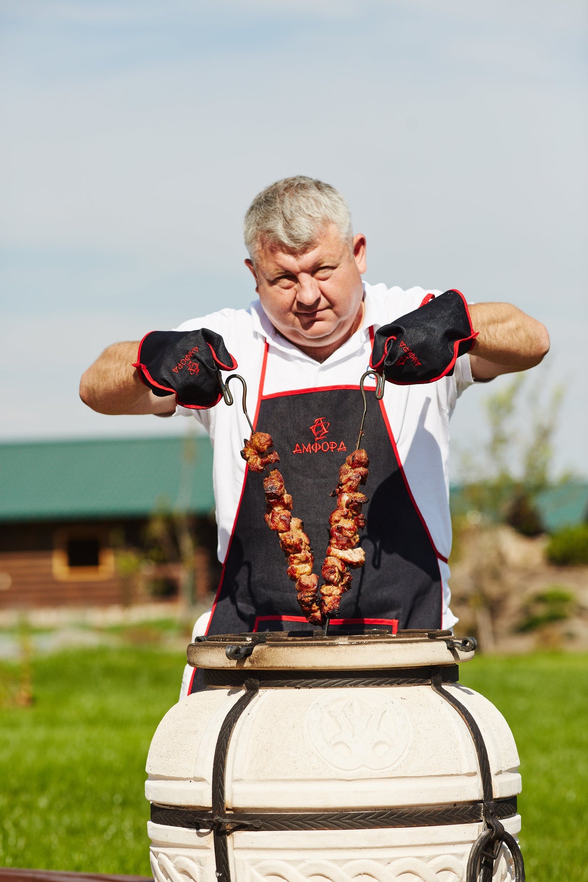 Ac forjat pentru frigarui pentru Tandoor Nomad