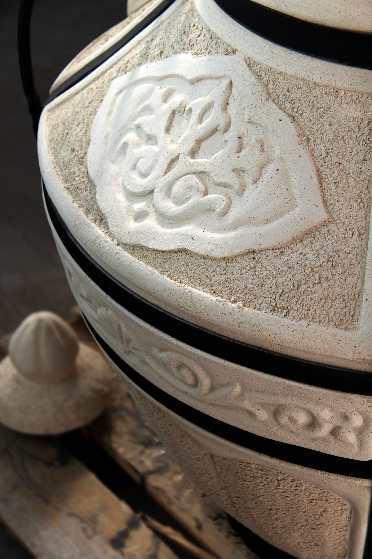 Tandoor Aladin cu capac rabatabil complect cu suport pt tandoor