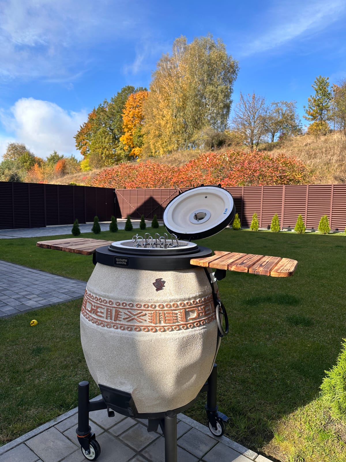 Tandoor izolat Sarmat cu capac rabatabil - imagine produs