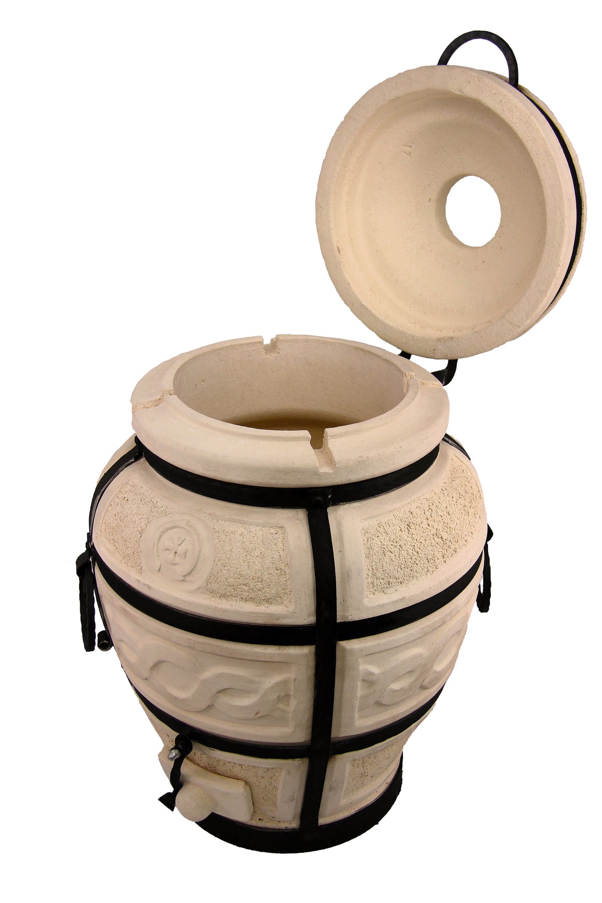 Tandoor Esaul cu capac rabatabil