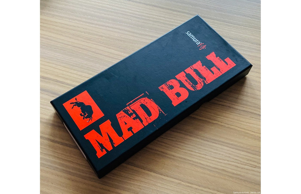 Satâr sârbesc Samura Mad Bull albastru 7"/180mm, AUS-8 HRC-59