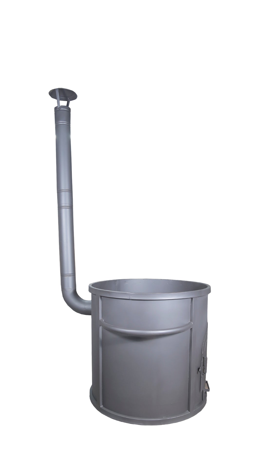 Soba cu cos de fum pentru ceaun 100L