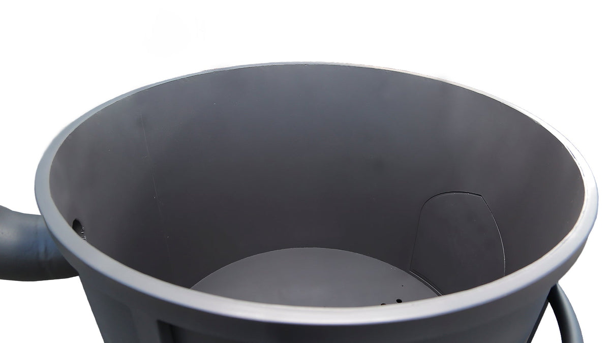 Soba cu cos de fum pentru ceaun 100L