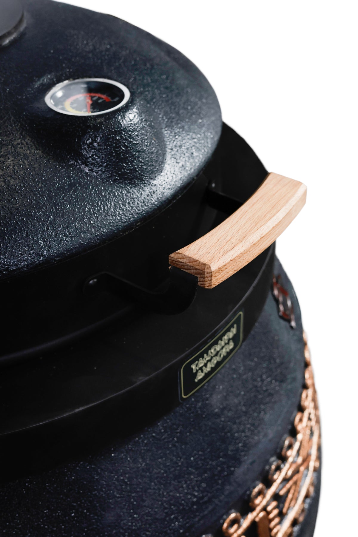 Tandoor izolat Sarmat culoare grafit cu capac rabatabil