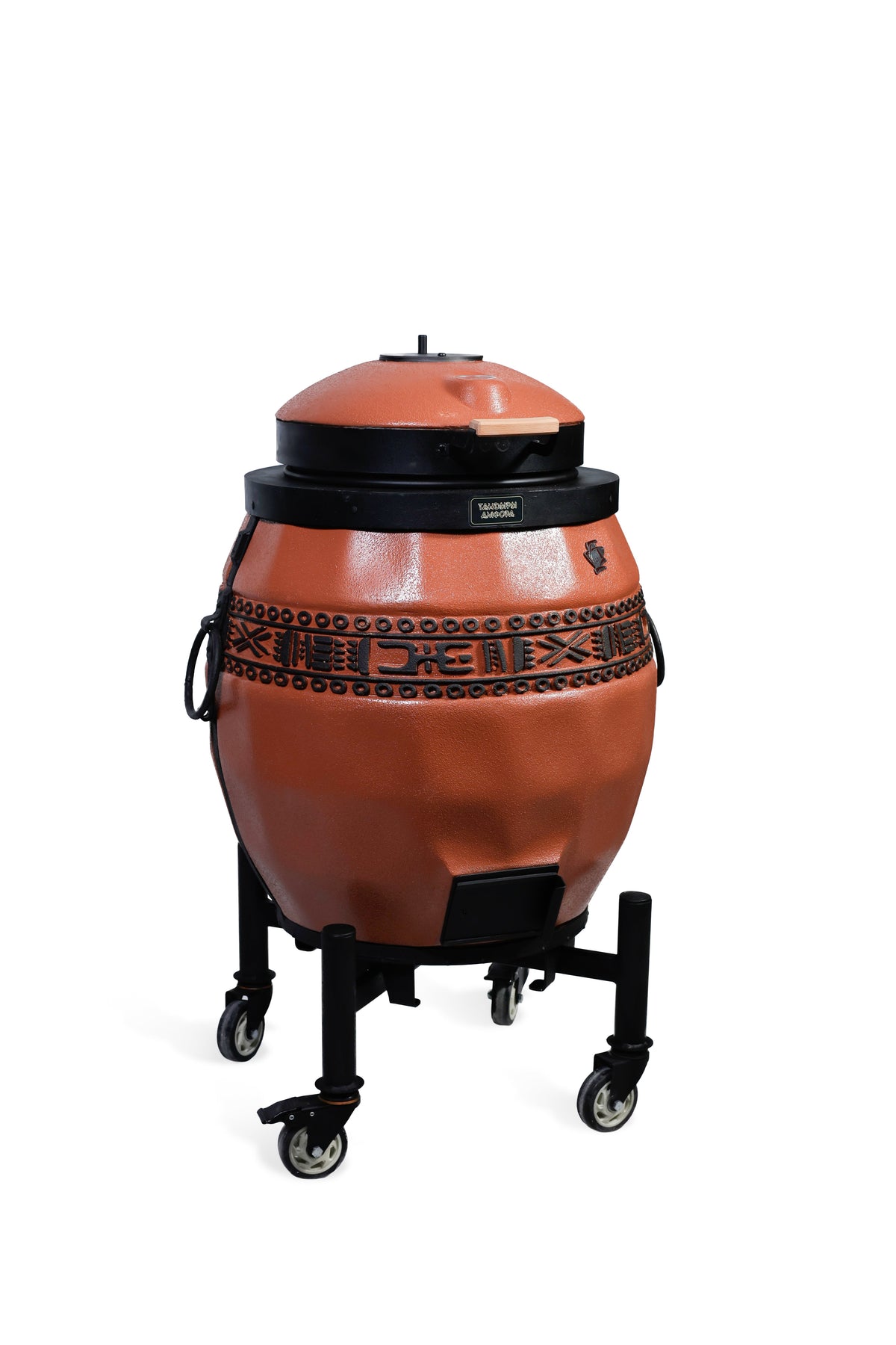 Tandoor izolat Sarmat culoare teracotte cu capac rabatabil