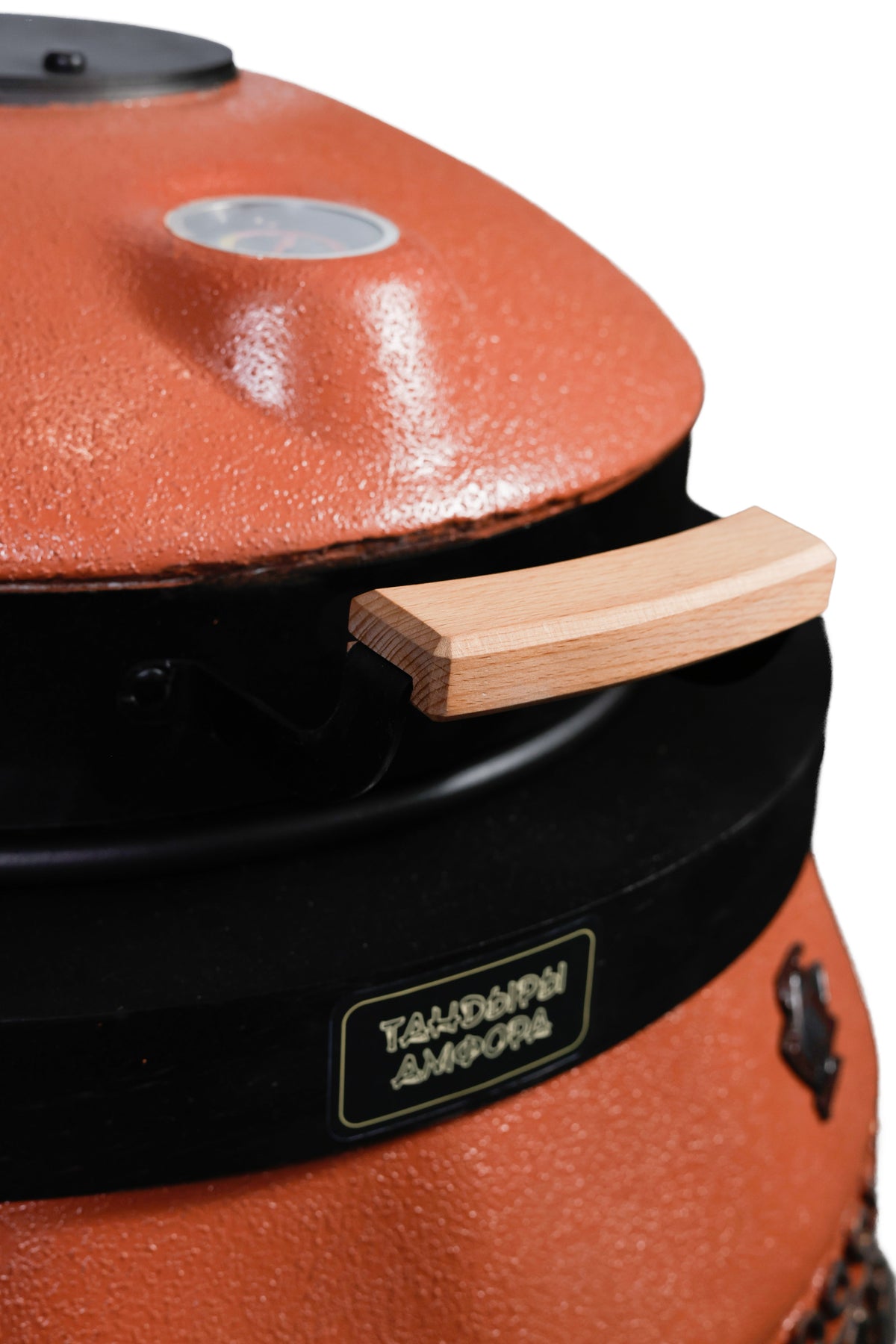 Tandoor izolat Sarmat culoare teracotte cu capac rabatabil