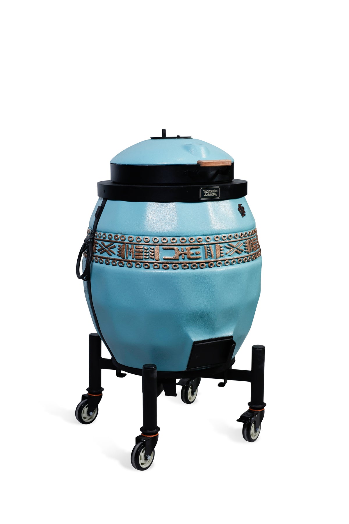 Tandoor izolat Sarmat culoare tiffany cu capac rabatabil