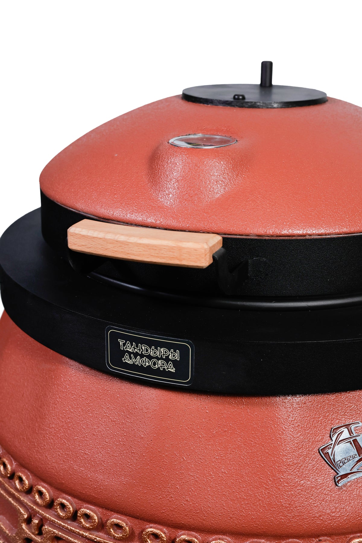 Tandoor izolat Sarmat culoare teracotte cu capac rabatabil - imagine produs
