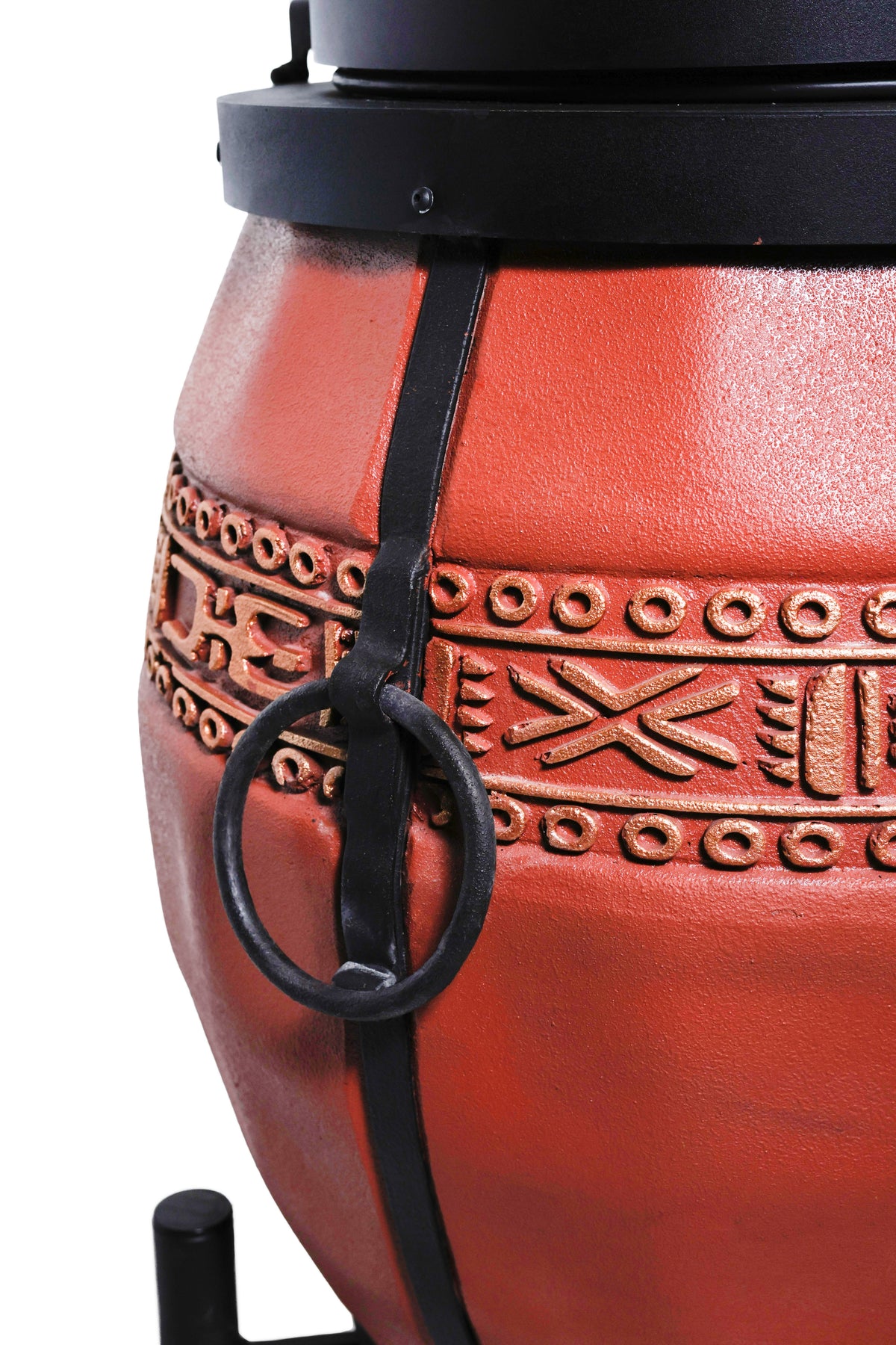 Tandoor izolat Sarmat culoare teracotte cu capac rabatabil - imagine produs