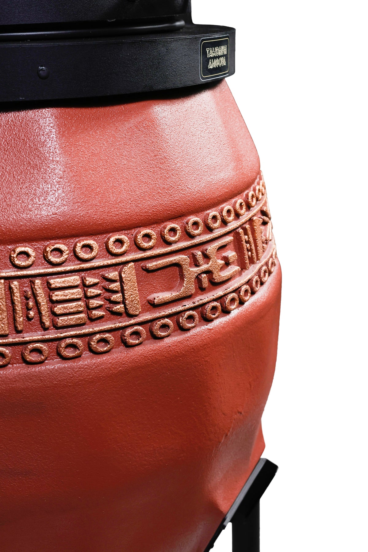 Tandoor izolat Sarmat culoare teracotte cu capac rabatabil - imagine produs