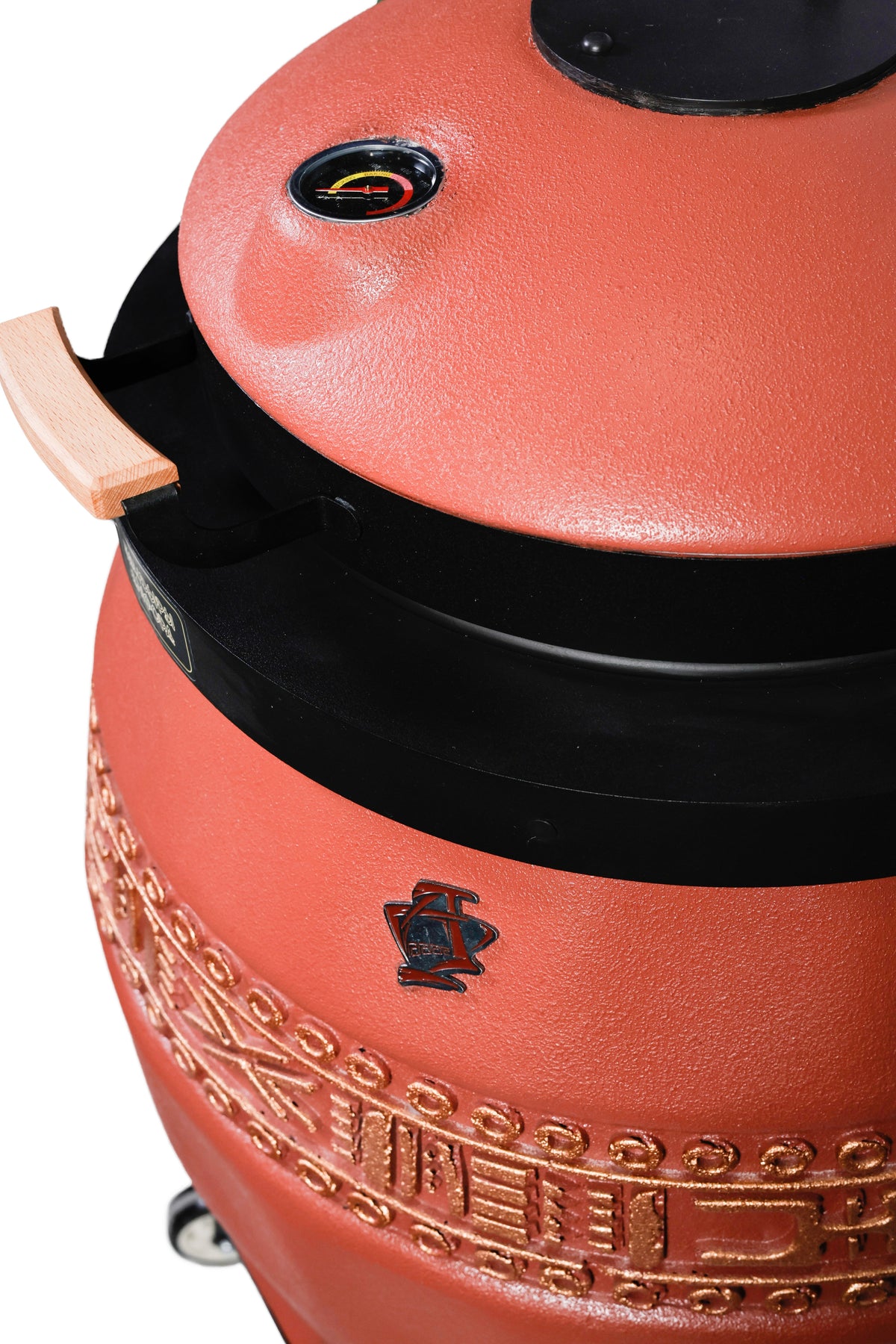Tandoor izolat Sarmat culoare teracotte cu capac rabatabil - imagine produs