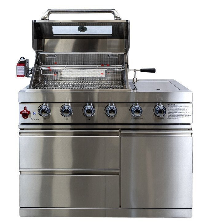 Bucatarie modulara de exterior din inox blat Quart