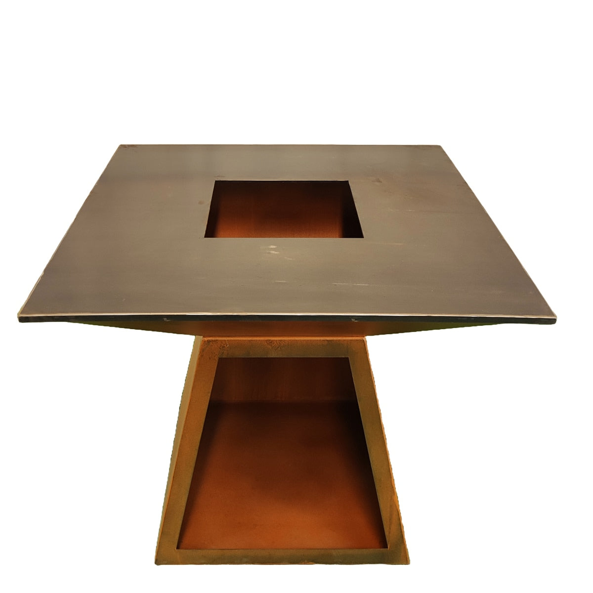 Gratar pe lemne L1000*W1000*H900mm, greutatea 125kg, rustic