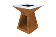 Gratar pe lemne L1000*W1000*H900mm, greutatea 125kg, rustic