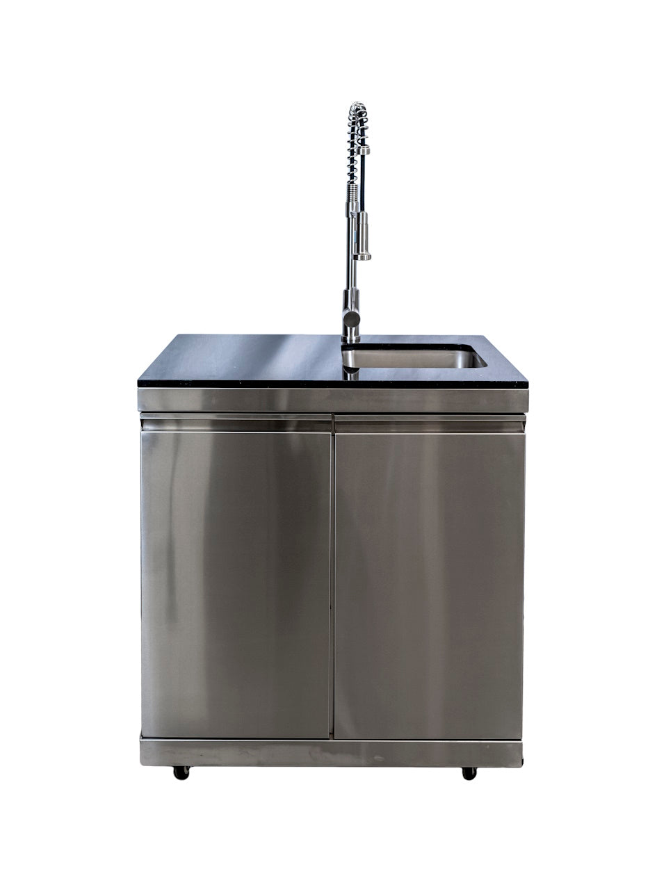 Bucatarie modulara de exterior din inox blat Quart