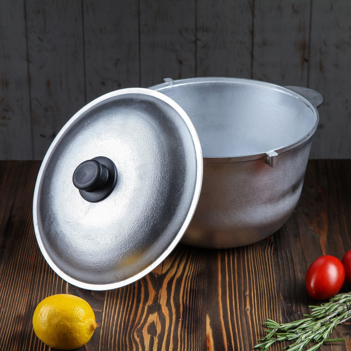 Ceaun din aluminiu cu capac 6L