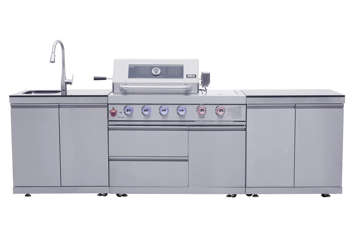 Sistem bucatarie exterior inox