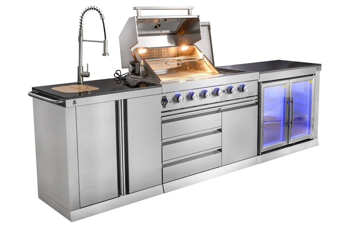 Sistem bucatarie exterior inox