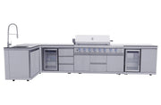 Sistem bucatarie exterior inox