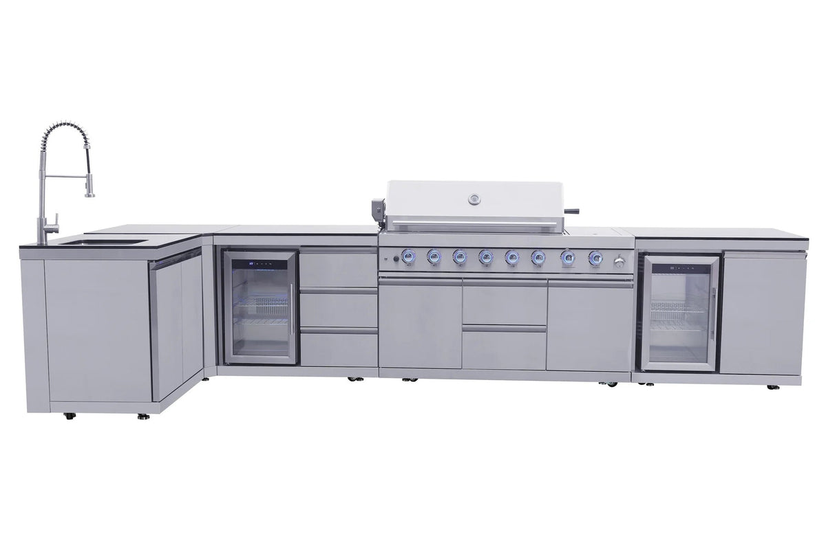 Sistem bucatarie exterior inox