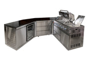 Sistem bucatarie exterior inox