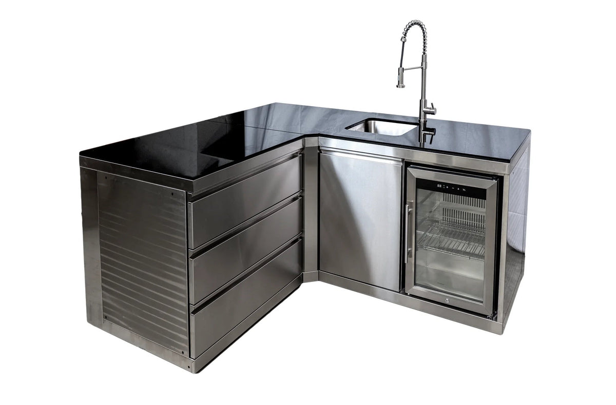 Sistem bucatarie exterior inox