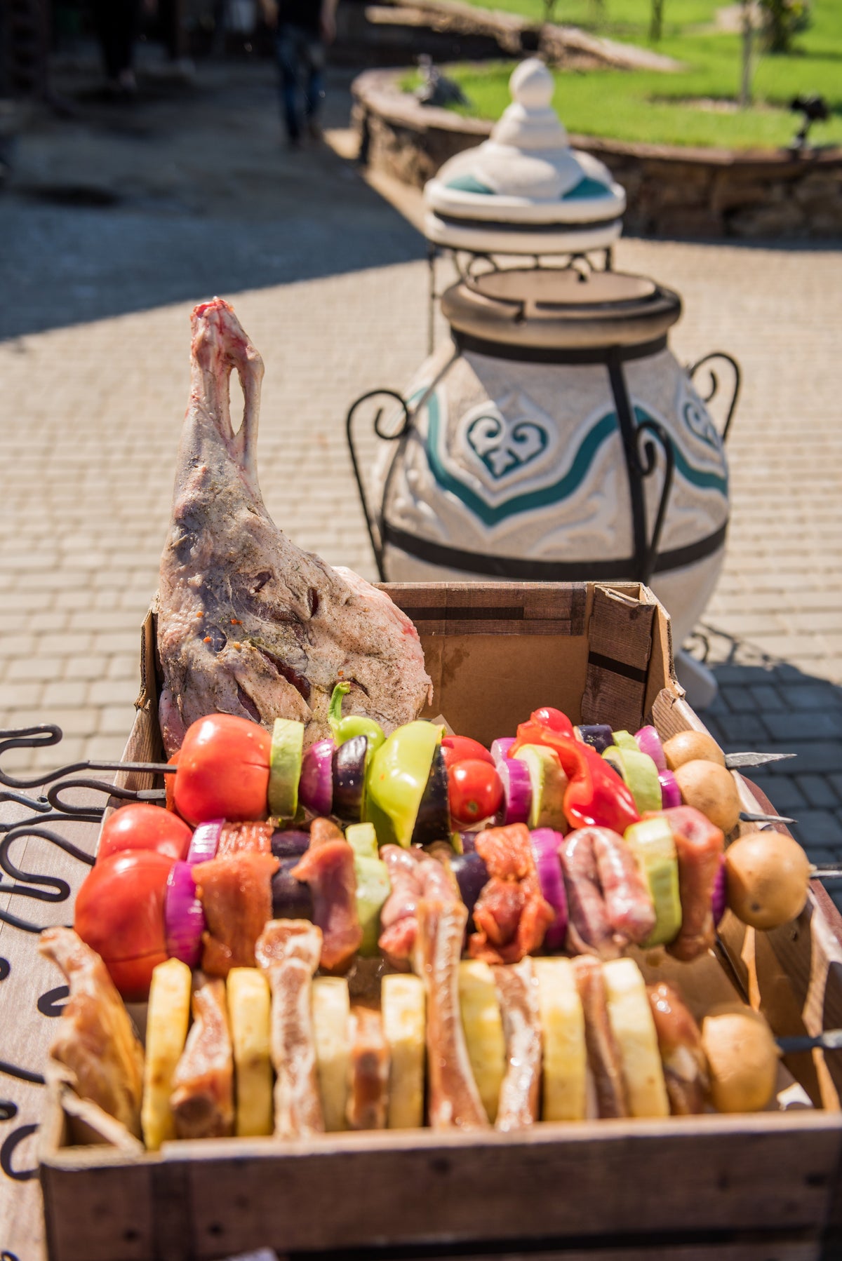 Ac forjat pentru frigarui pentru Tandoor Nomad