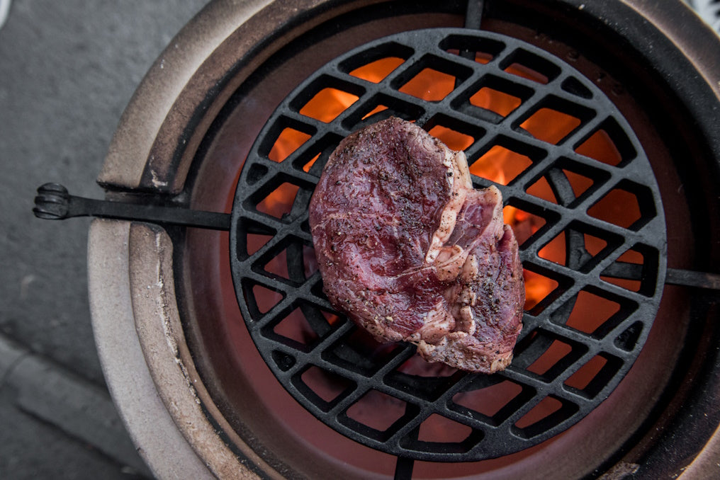 Steak grill acoperire din ceramica D210 mm