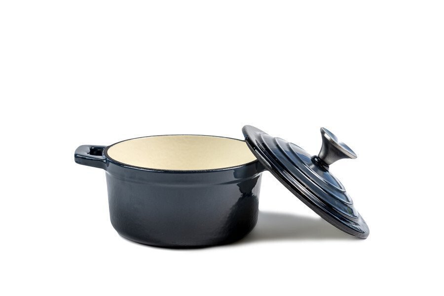 Set vase fonta emailata, 7 piese, gri - imagine produs