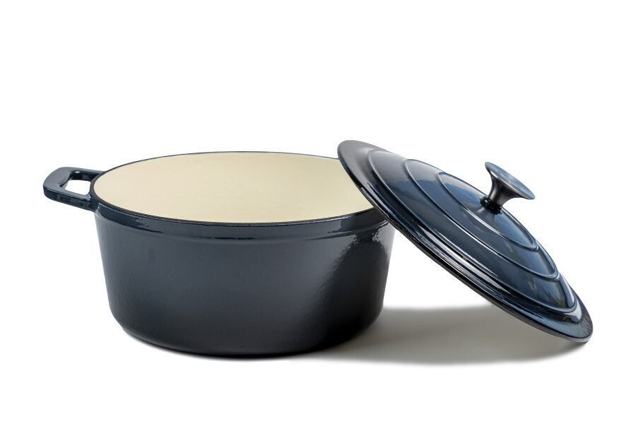 Set vase fonta emailata, 7 piese, gri - imagine produs