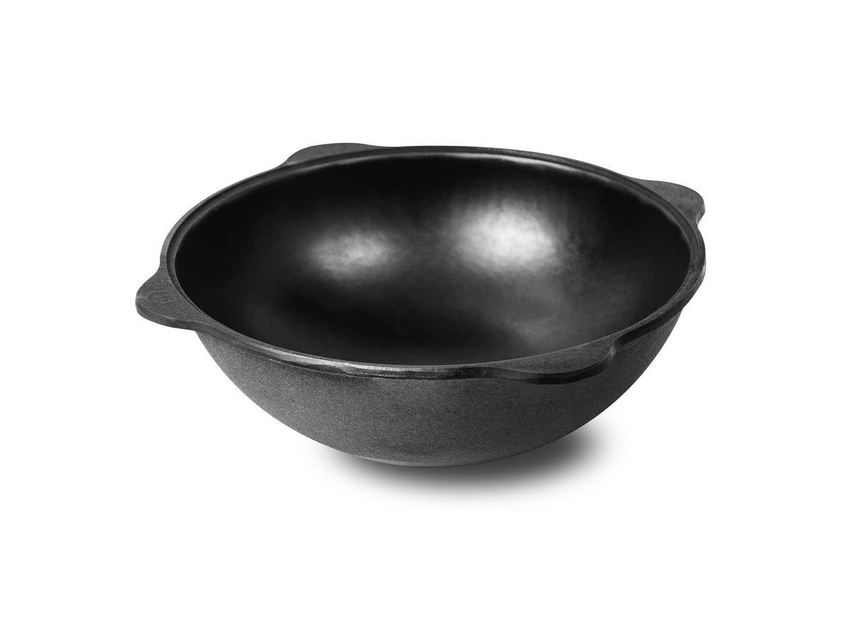 Ceaun din fontă 16L cu capac (fund rotund)