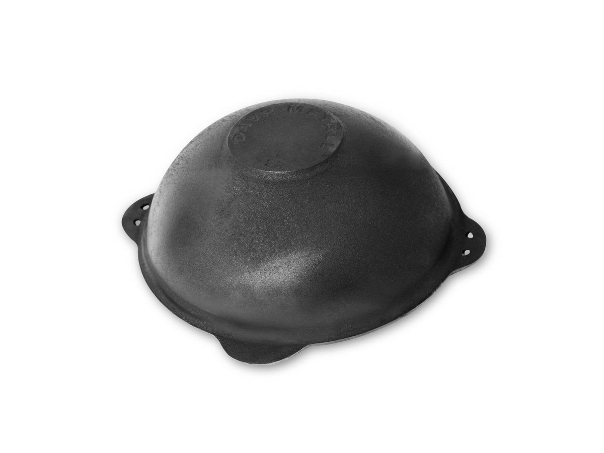 Ceaun din fontă 8L cu capac (fund plat)