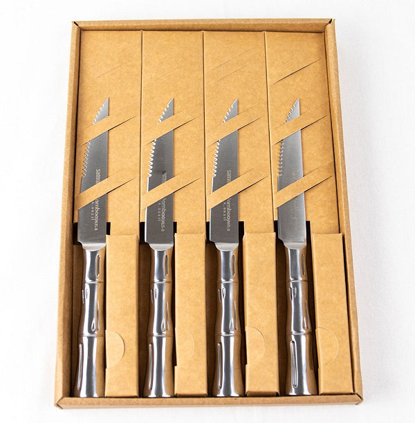 Set cuțite Samura Bamboo 4 buc. p/u steak  5"/110mm, AUS-8 HRC-58