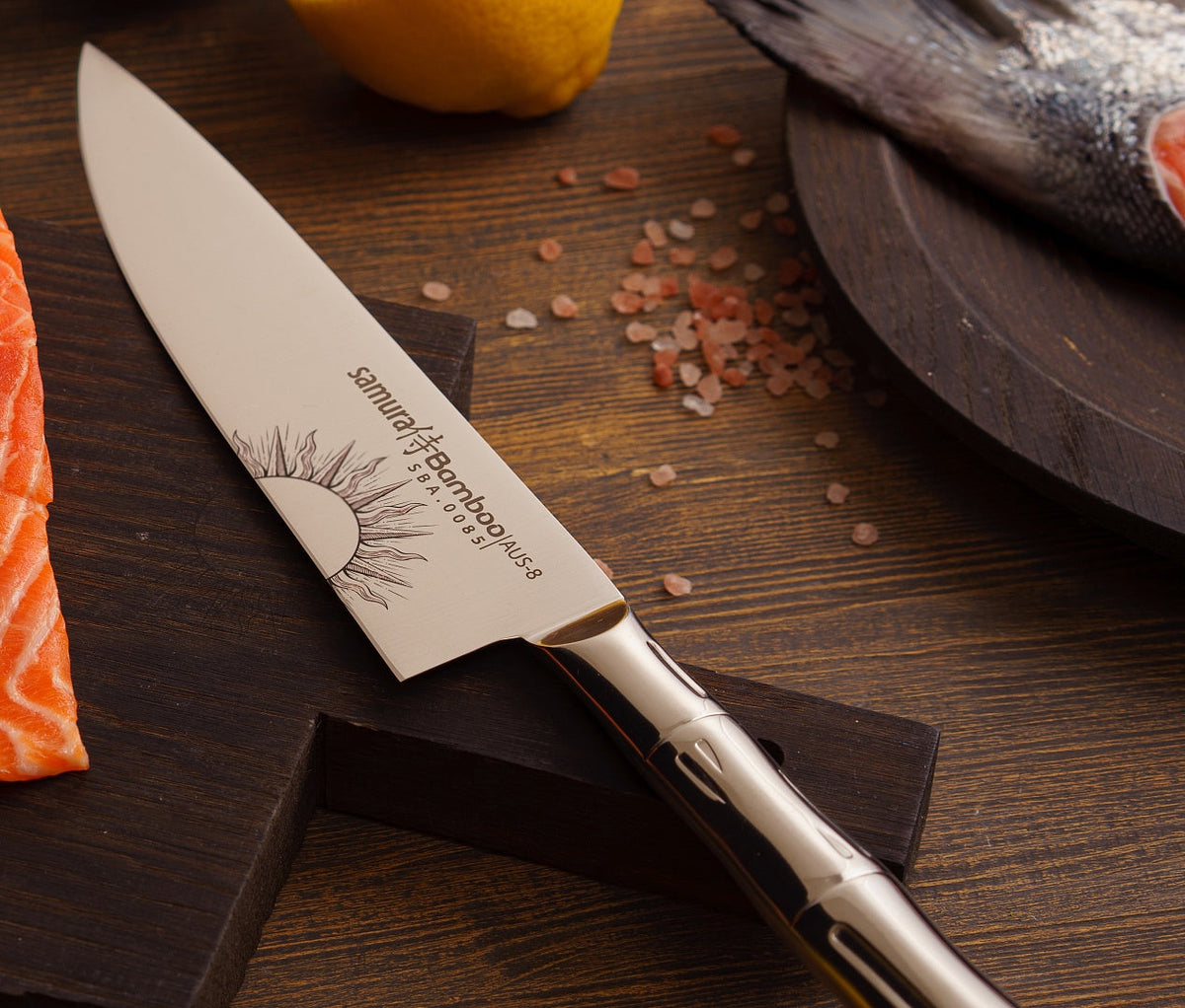 Cuțit Samura Bamboo Chef 200mm/8.0 AUS-8 HRC-58