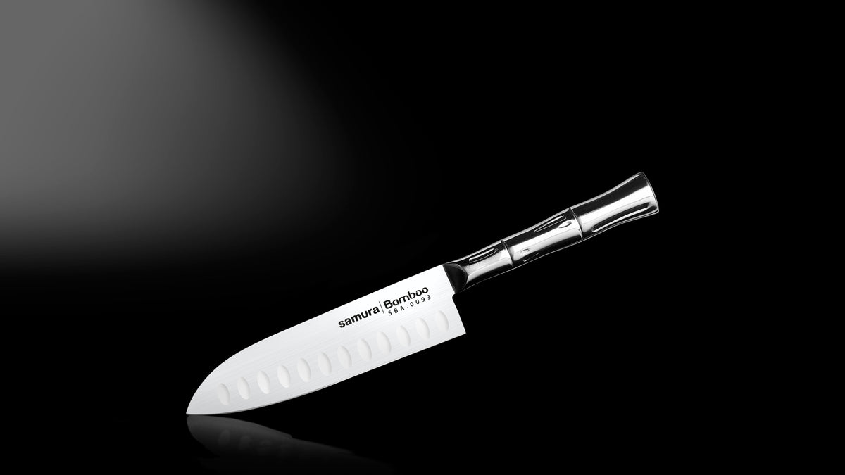 Cuțit Samura Bamboo Santoku 5.5"/137mm  AUS-8 HRC-58
