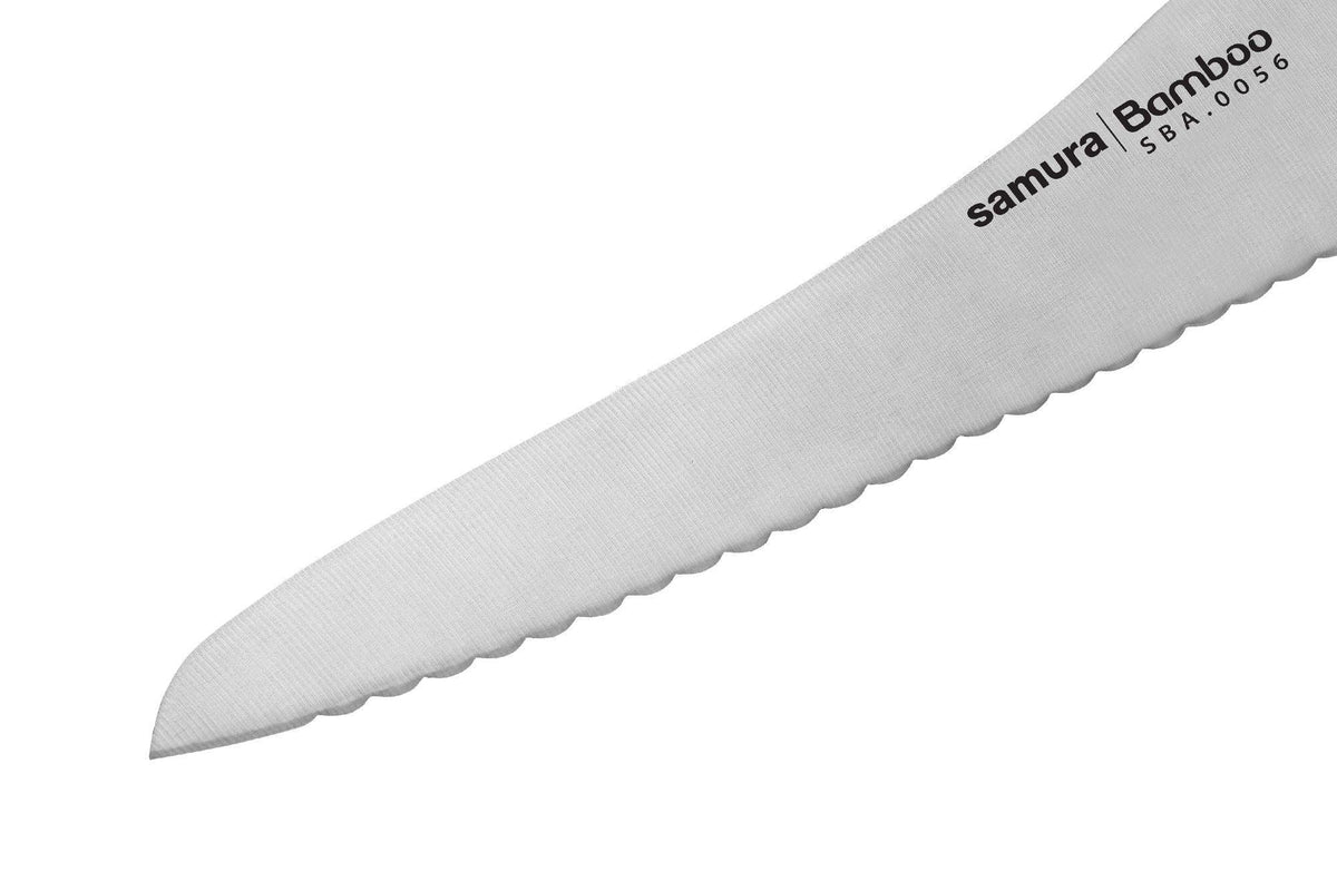 Cuțit Samura Bamboo p/u produse congelate 7.4"/188mm, AUS-8 HRC 58