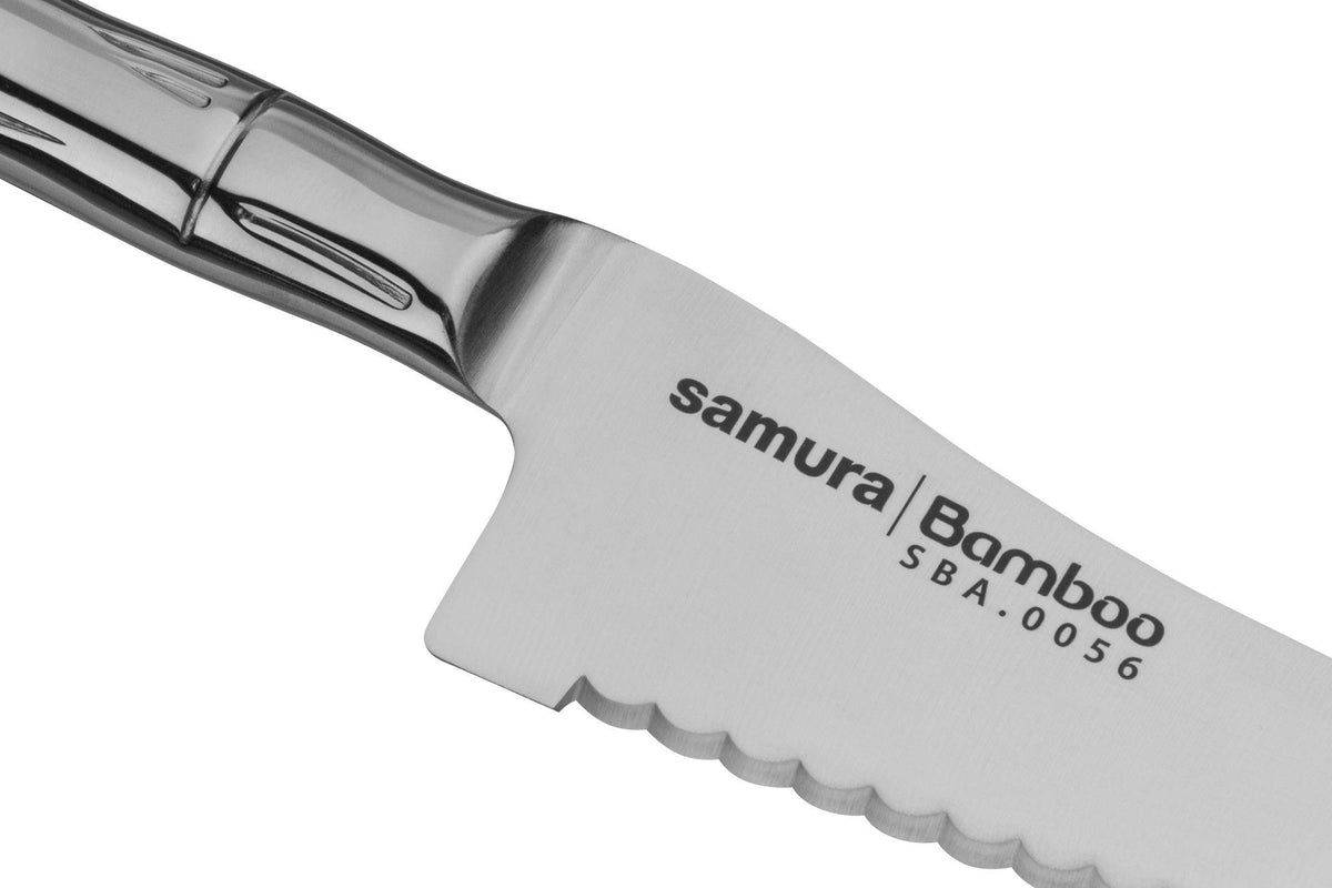 Cuțit Samura Bamboo p/u produse congelate 7.4"/188mm, AUS-8 HRC 58