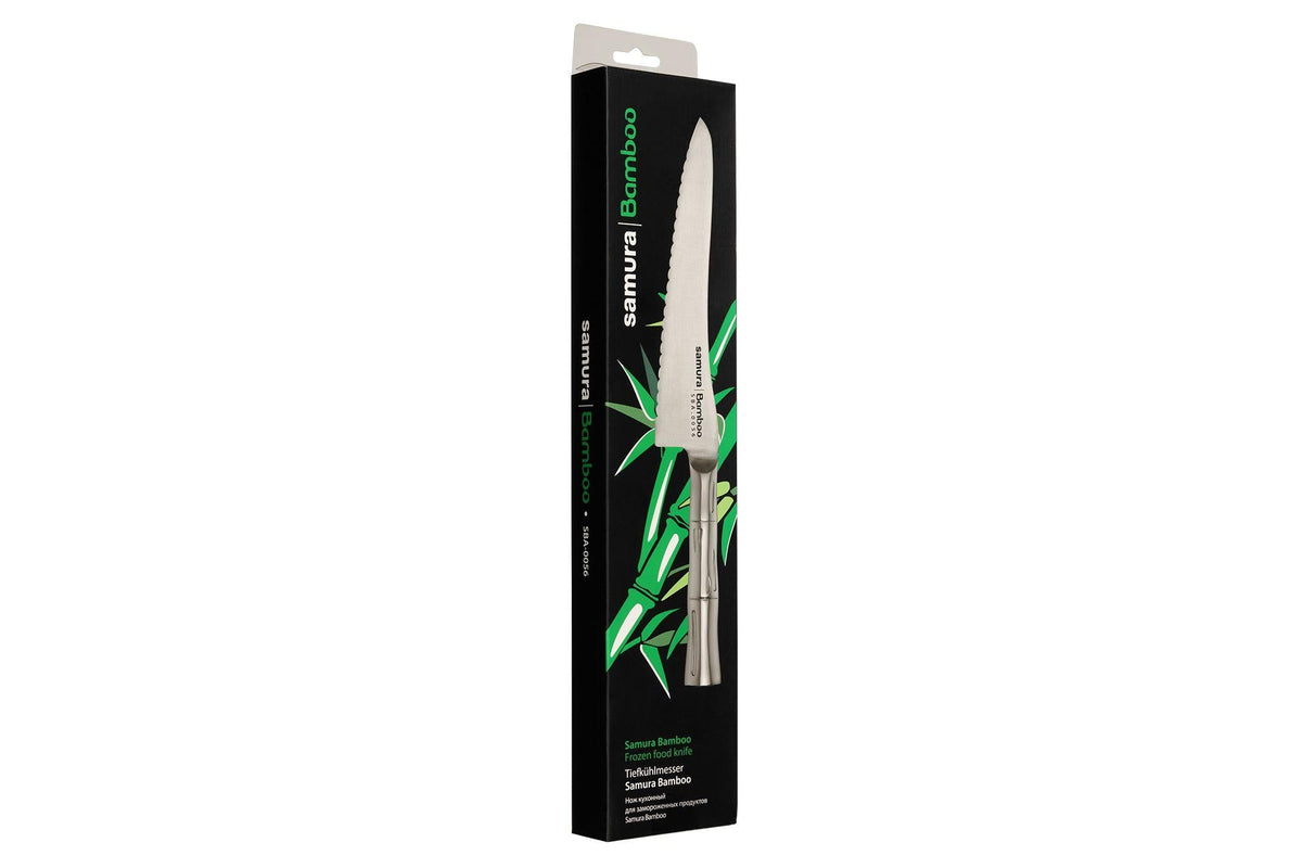 Cuțit Samura Bamboo p/u produse congelate 7.4"/188mm, AUS-8 HRC 58
