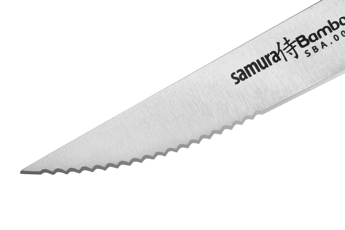 Set cuțite Samura Bamboo 4 buc. p/u steak  5"/110mm, AUS-8 HRC-58