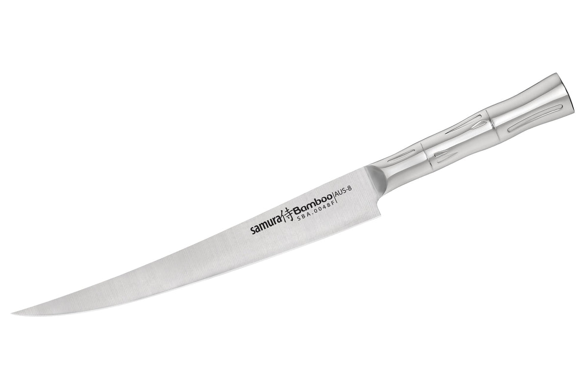 Cuțit Samura Bamboo Fisherman feliator 8.8"/224mm, AUS-8 HRC-58