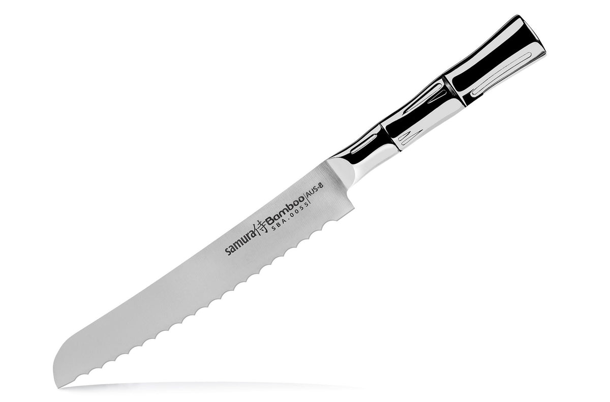 Cuțit Samura Bamboo p/u pâine 220mm/8 AUS-8 HRC-58